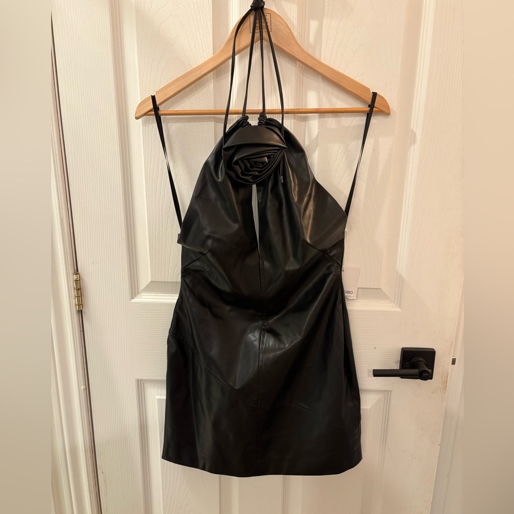 Ronny Kobo Collection Black Backless Dress